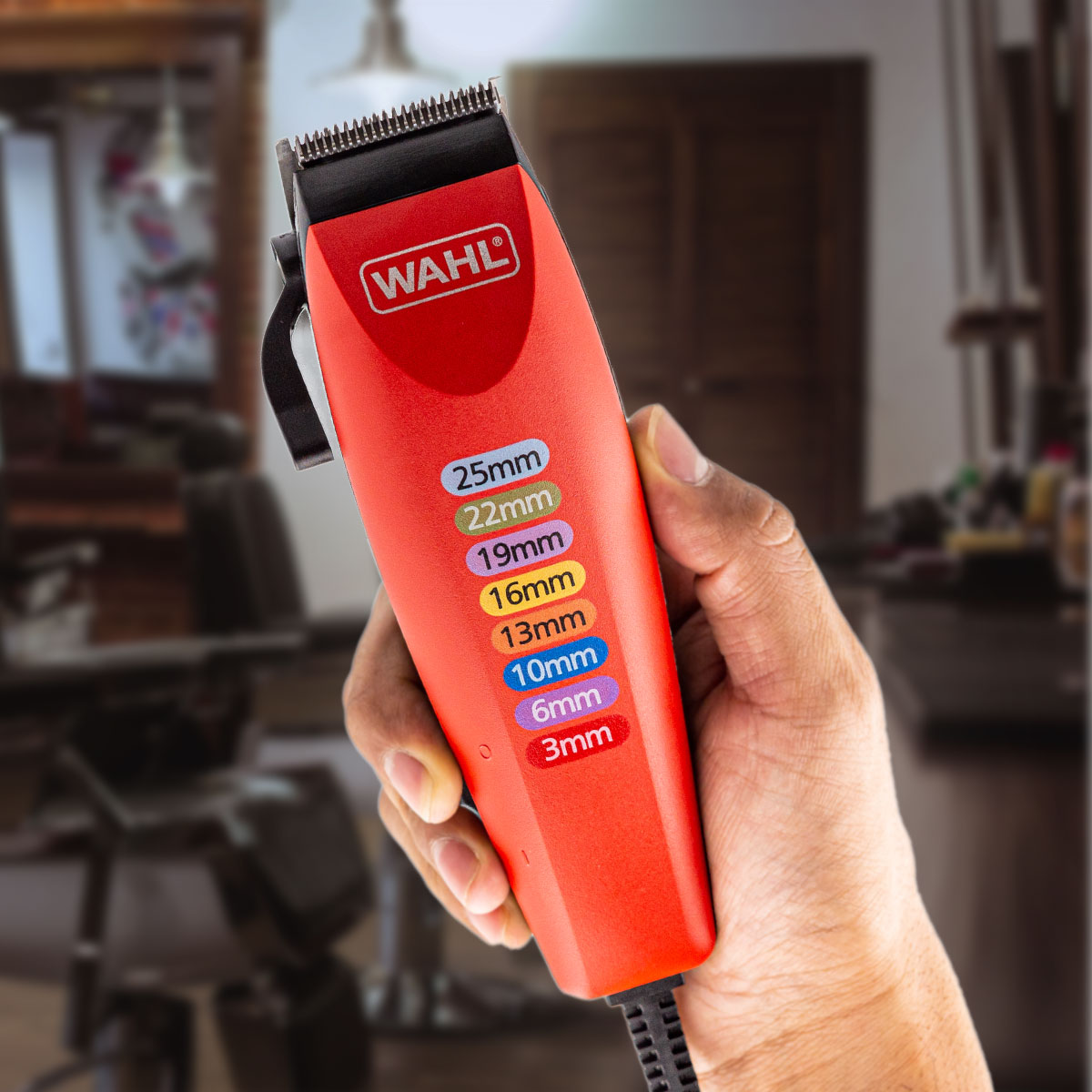 Maquina Corta Pelo Wahl Color Code 17 Piezas Profesional