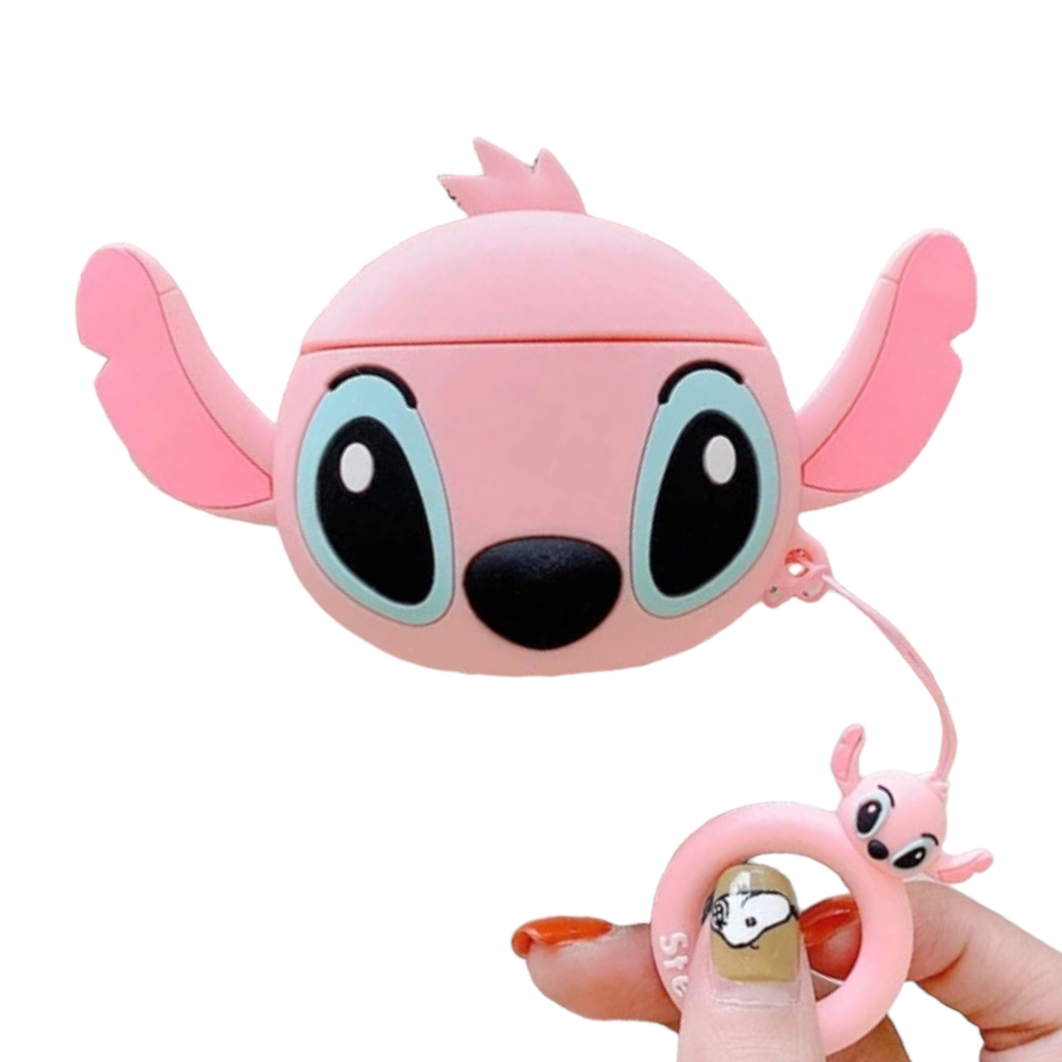 Funda Case Protector Compatible Con AirPods Pro 2da Generacion Stitch Angel.