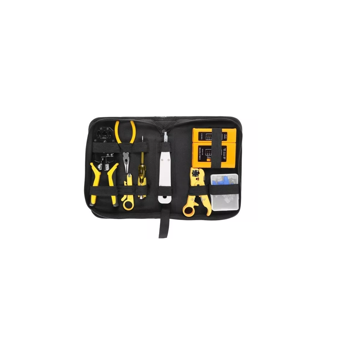 Pinzas Ponchadora Pela Cables Red Lan Rj45 Rj11 Rj12 Cat5