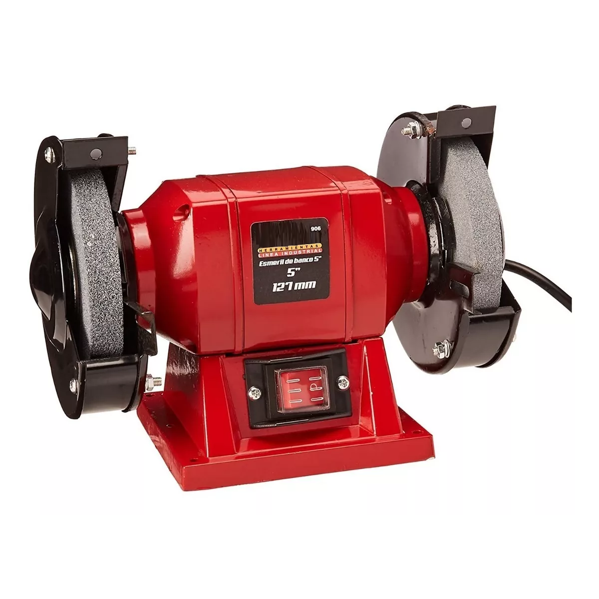 Esmeril De Banco 5 120 W Adir 906 Color Negro/Rojo Frecuencia 60 Hz