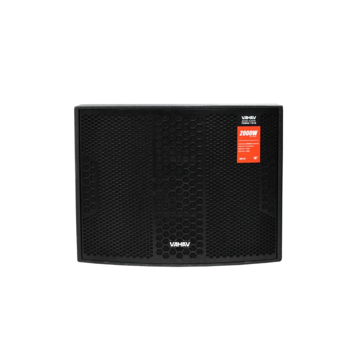 Subwoofer de 18" NOVA TERRA TX18 con dsp 1000w rms.