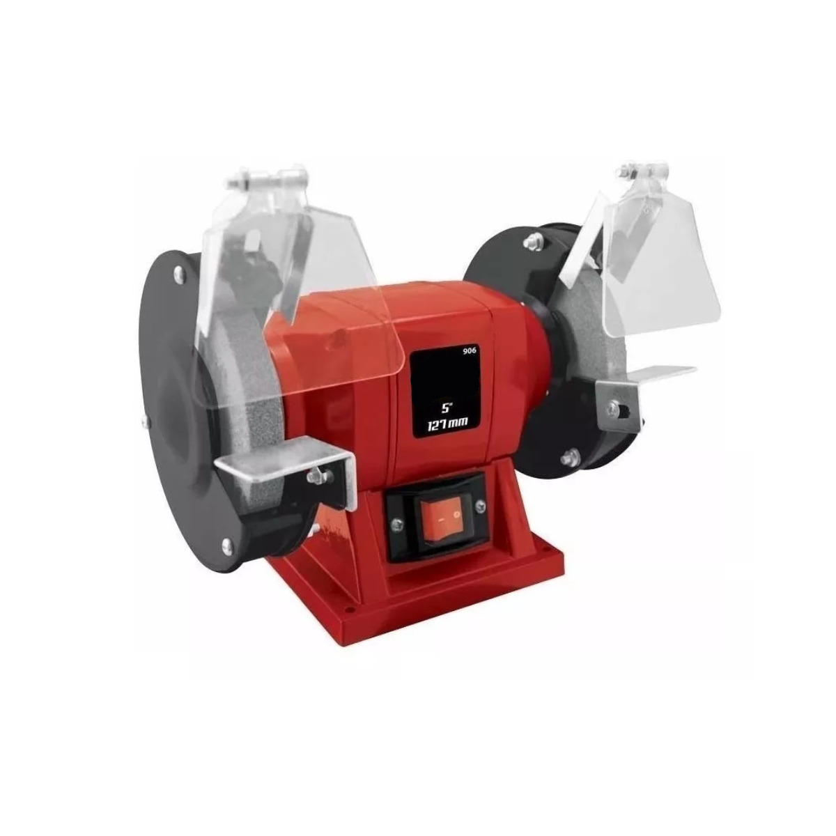 Esmeril De Banco 5 120 W Adir 906 Color Negro/Rojo Frecuencia 60 Hz