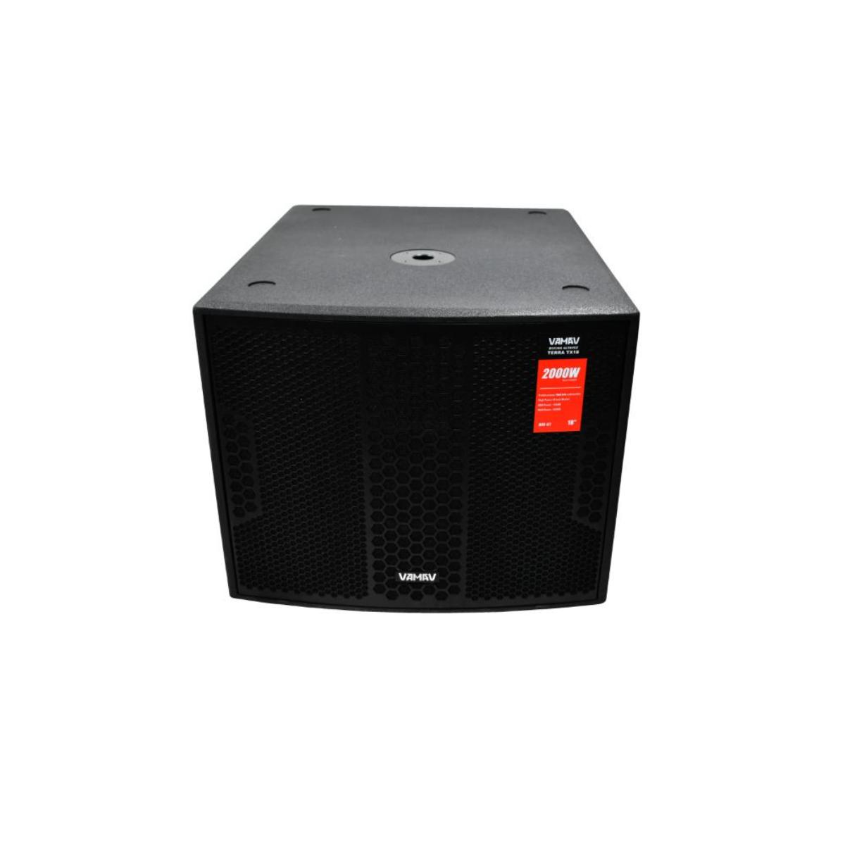 Subwoofer de 18" NOVA TERRA TX18 con dsp 1000w rms.