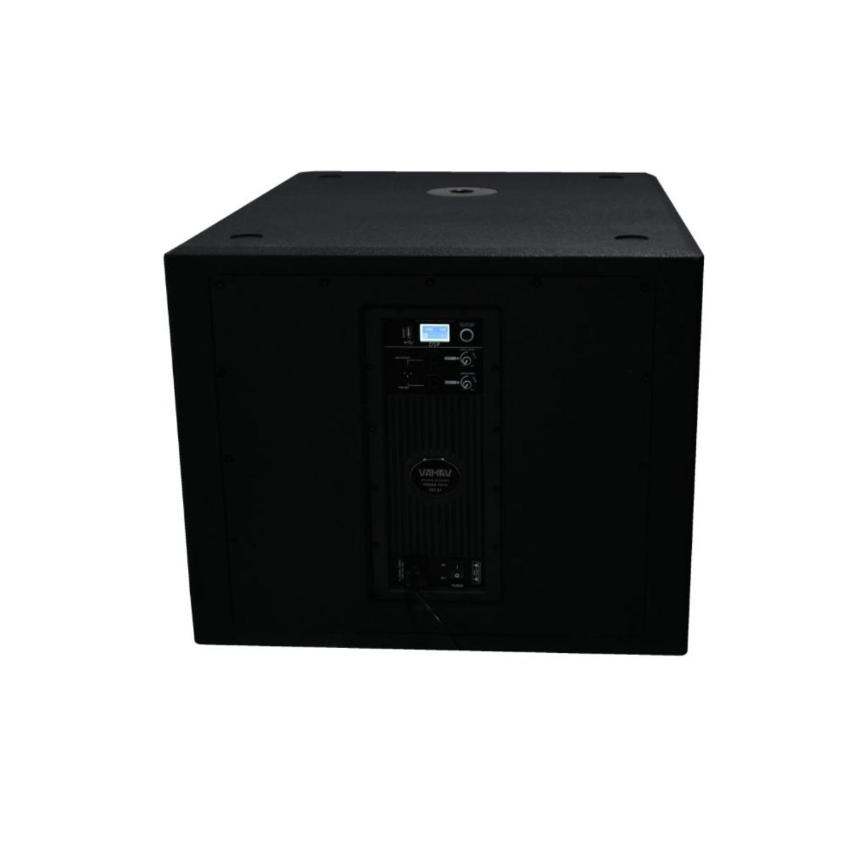 Subwoofer de 18" NOVA TERRA TX18 con dsp 1000w rms.