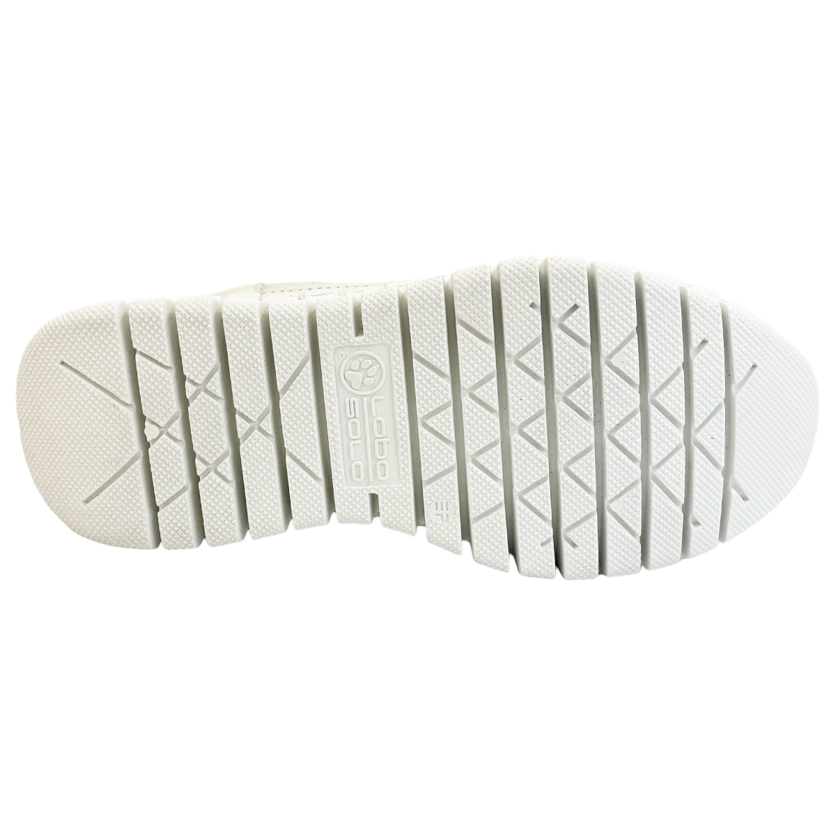 Tenis Casual Lobo Solo Marfil Para Mujer Tejido 