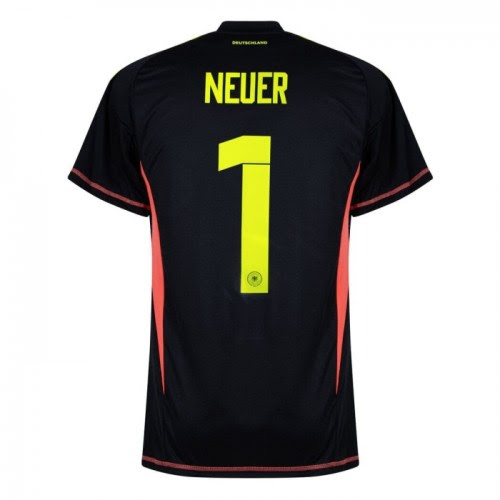 Nuevo! Jersey Alemania 2024/2025 Portero Arquero Negro Manuel Neuer 1 Talla L.