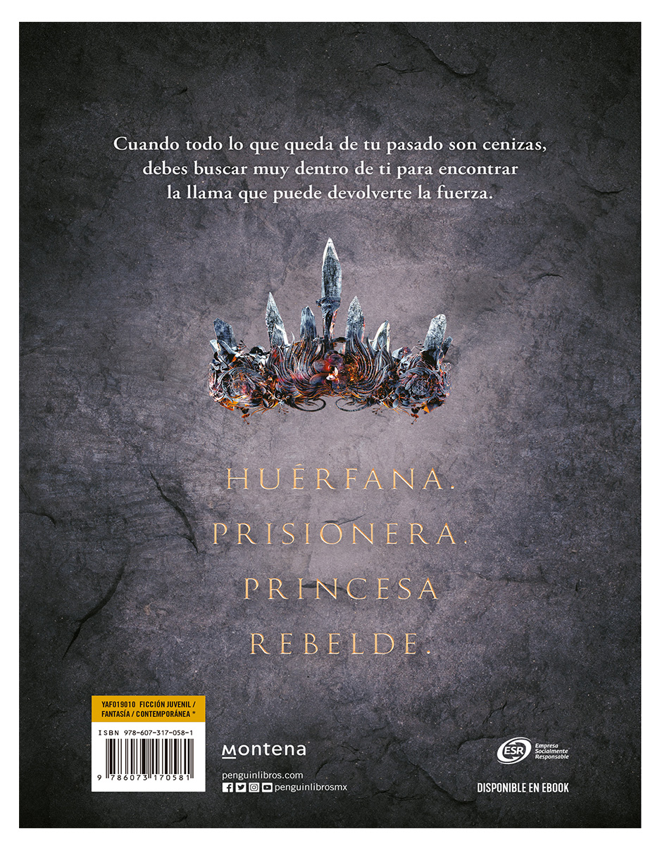 Libro Princesa de Cenizas Autor Laura Sebastian.
