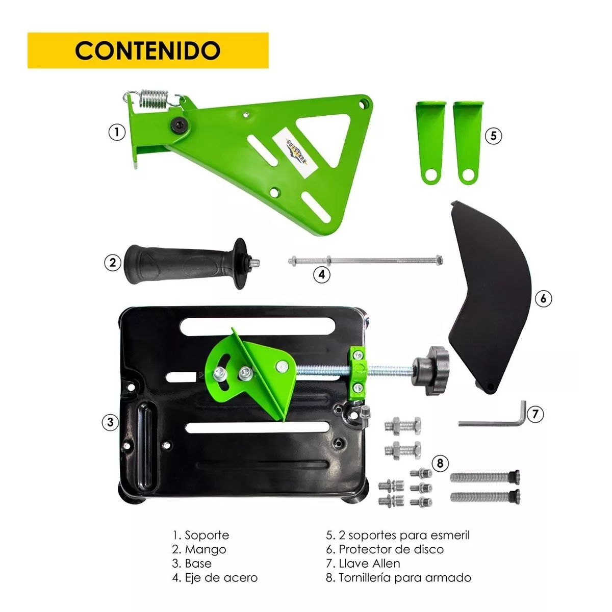 Soporte Esmeril Angular 4 1/2 A 5 Pulgada Prensa Esmerilador