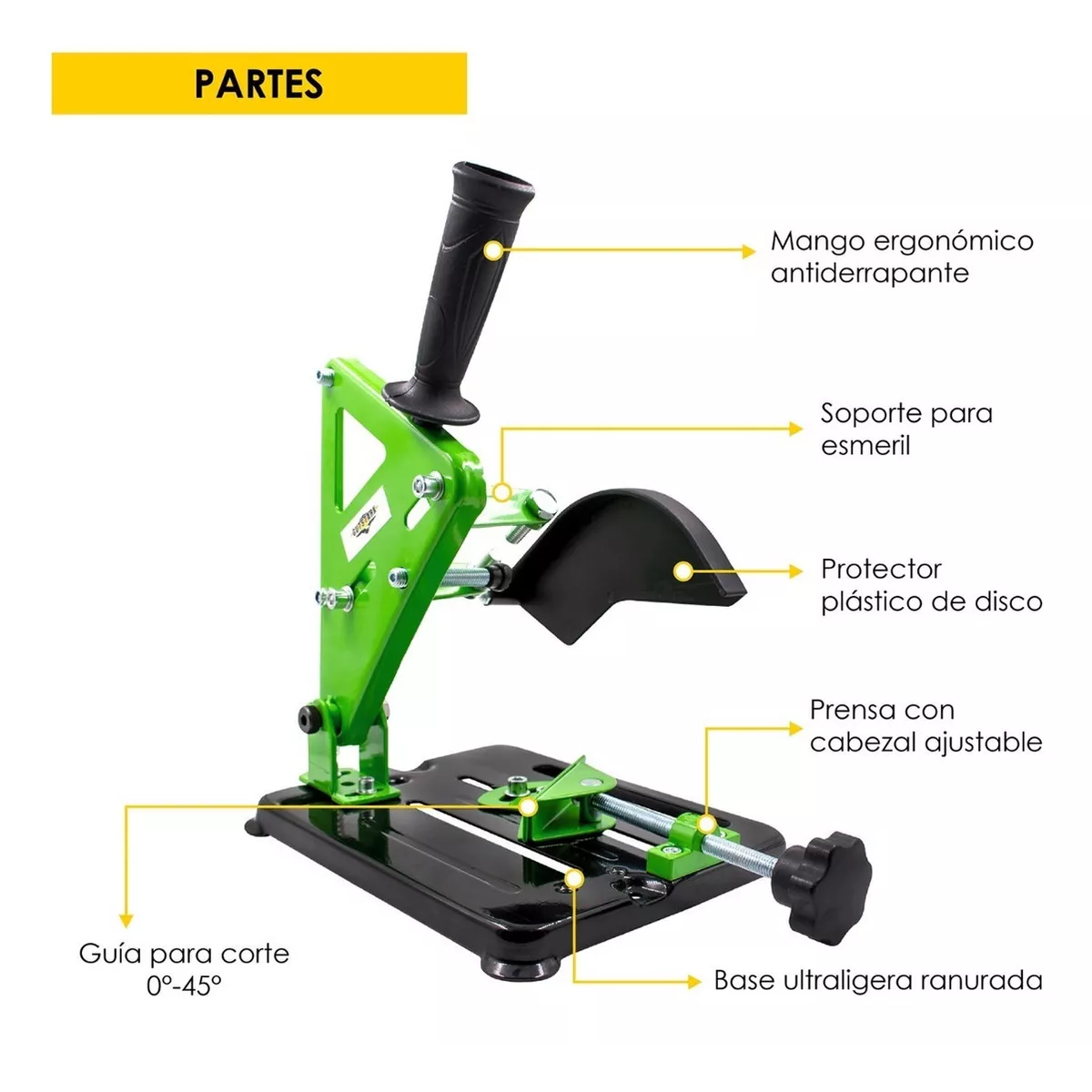 Soporte Esmeril Angular 4 1/2 A 5 Pulgada Prensa Esmerilador