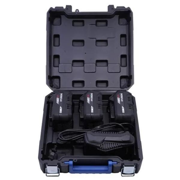 Kit 3 Baterias 4.0 Mah/ 1 Cargador Hyundai P/Herramienta 20v - HYPACK4