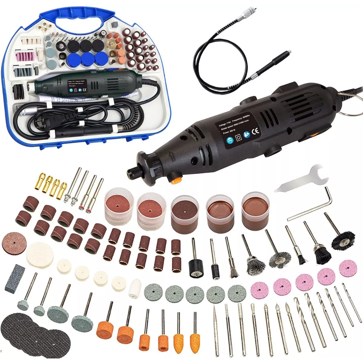 Mini Taladro Mototool Con 211 Accesorio Para Dremmel Esmeril.