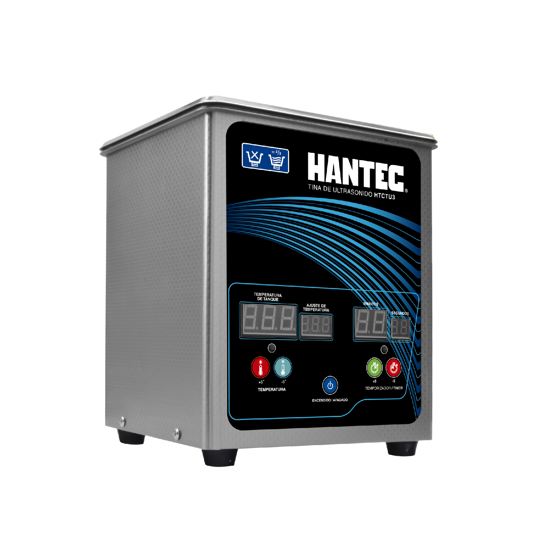 Tina De Ultrasonido 1.8 L Temperatura .