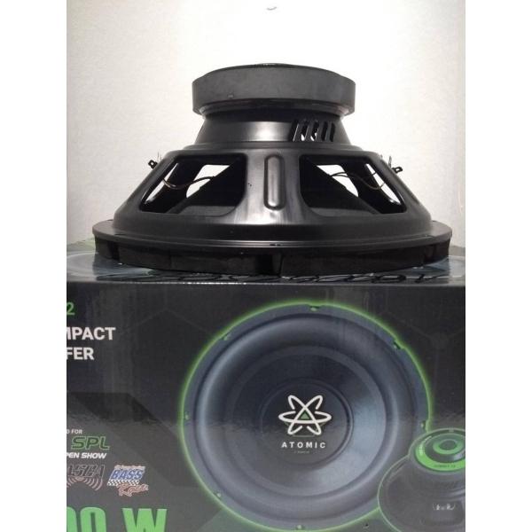 Subwoofer Doble Bobina Atomic Audio COBALT12 1500 Watts 12 Pulgadas 4 Ohms 750 Watts RMS High SPL y  