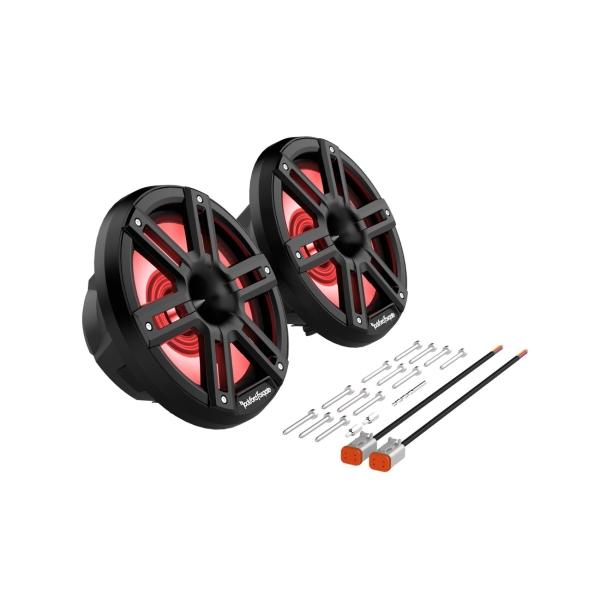 Bocinas Marinas Rockford Fosgate M2-8HB 1200 Watts 8 Pulgadas 4 Ohms 2 Vías Color Negro 