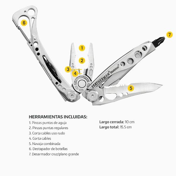 Multiherramienta SKELETOOL Tan Leatherman