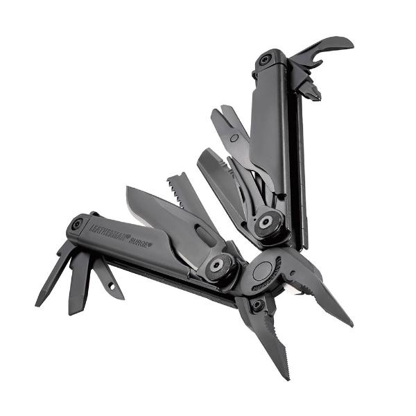 Kit De Multiherramienta Con Accesorios SURGE Negro Leatherman