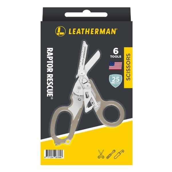 Tijera de Rescate RAPTOR RESCUE Tan Leatherman