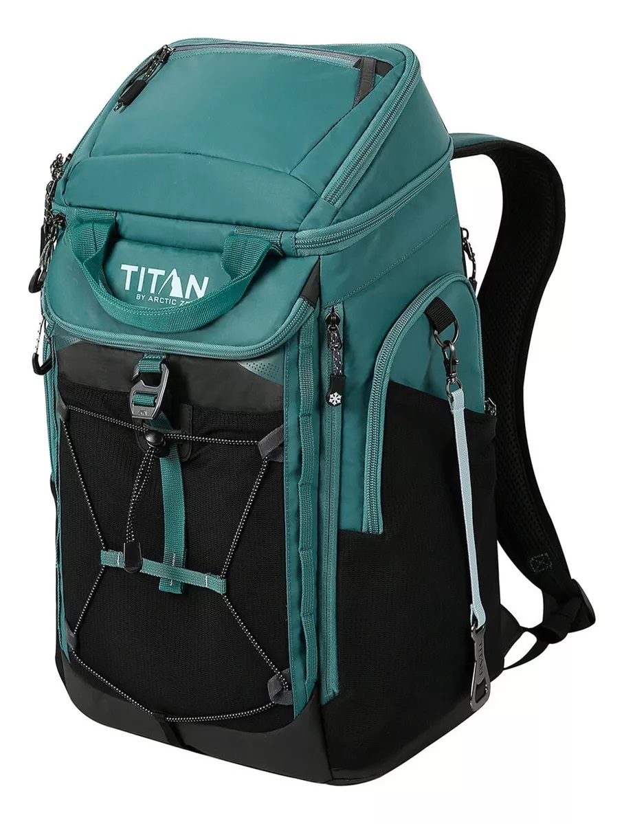 Hielera Mochila Titan Verde.