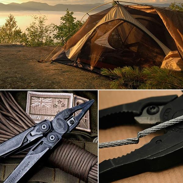 Kit De Multiherramienta Con Accesorios SURGE Negro Leatherman
