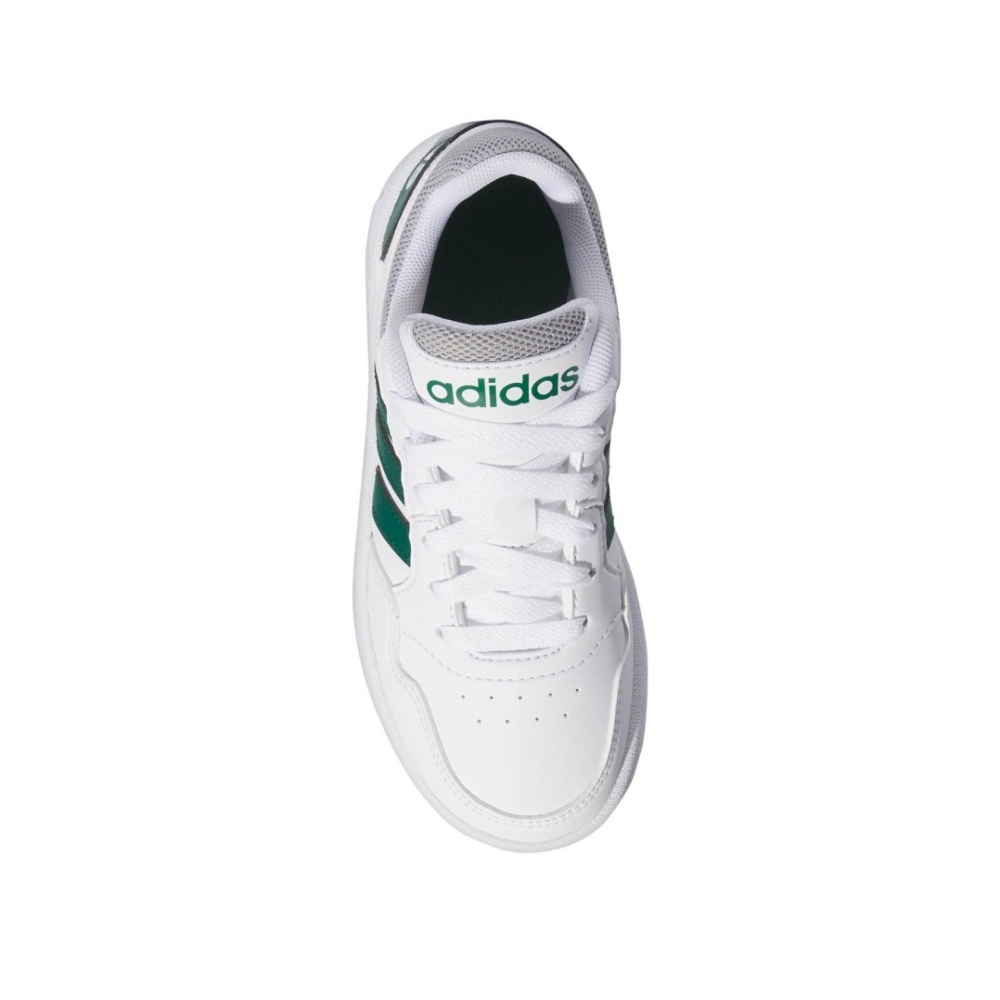 Tenis Adidas Hoops 3.0 K Blanco-Verde Unisex IG3830 .