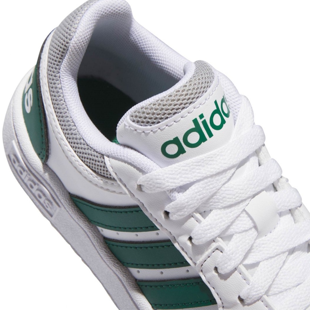 Tenis Adidas Hoops 3.0 K Blanco-Verde Unisex IG3830 .