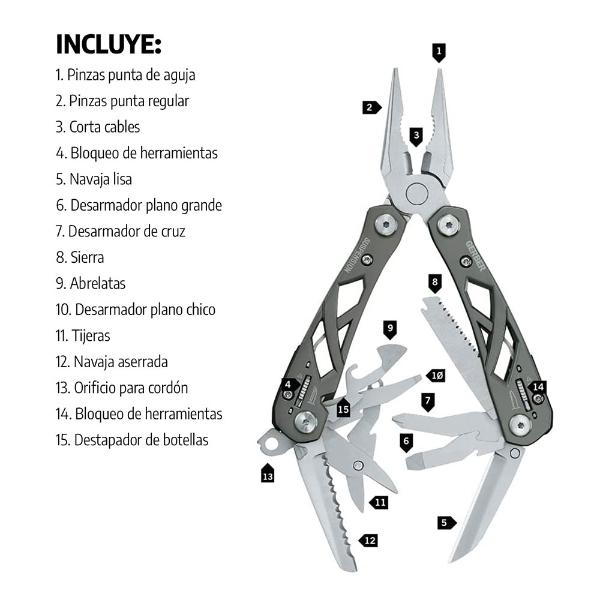 Multiherramienta SUSPENSION Gris Gerber