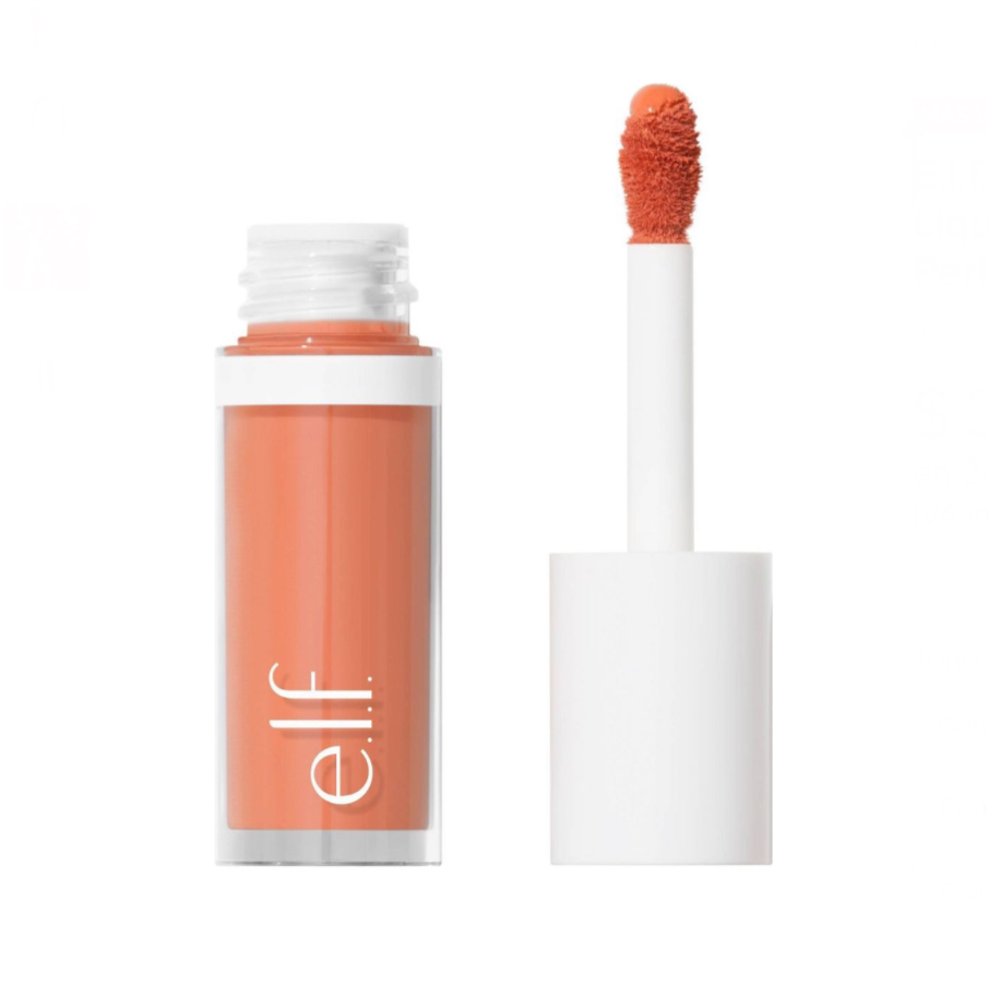 E.l.f. Camo Liquid Blush Rubor Liquido Tono del maquillaje Peach Perfect.