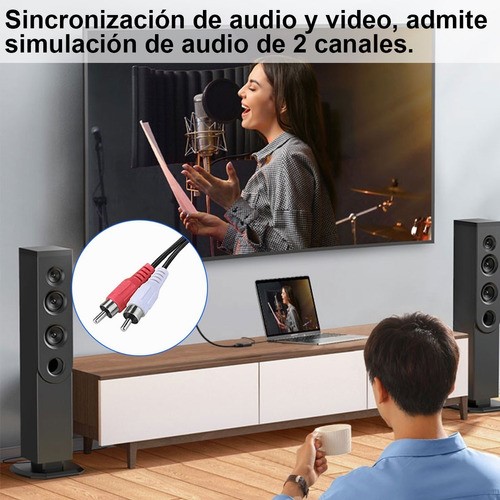 Hdmi Un Convertidor De Rca, Hdmi Av Compuesto Un Vídeo Adapt