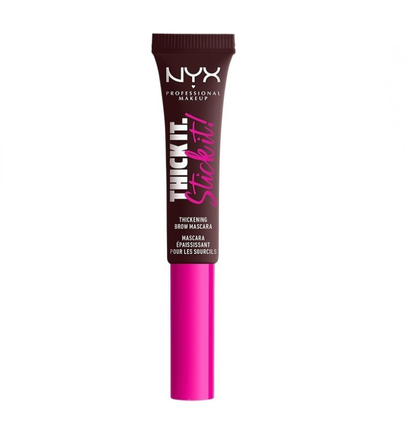 Gel para cejas NYX Professional Makeup Thick it Stick it de 20 mL/20 g color espresso.
