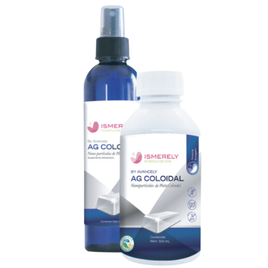Plata Coloidal AG Coloidal Antiséptico bebible.