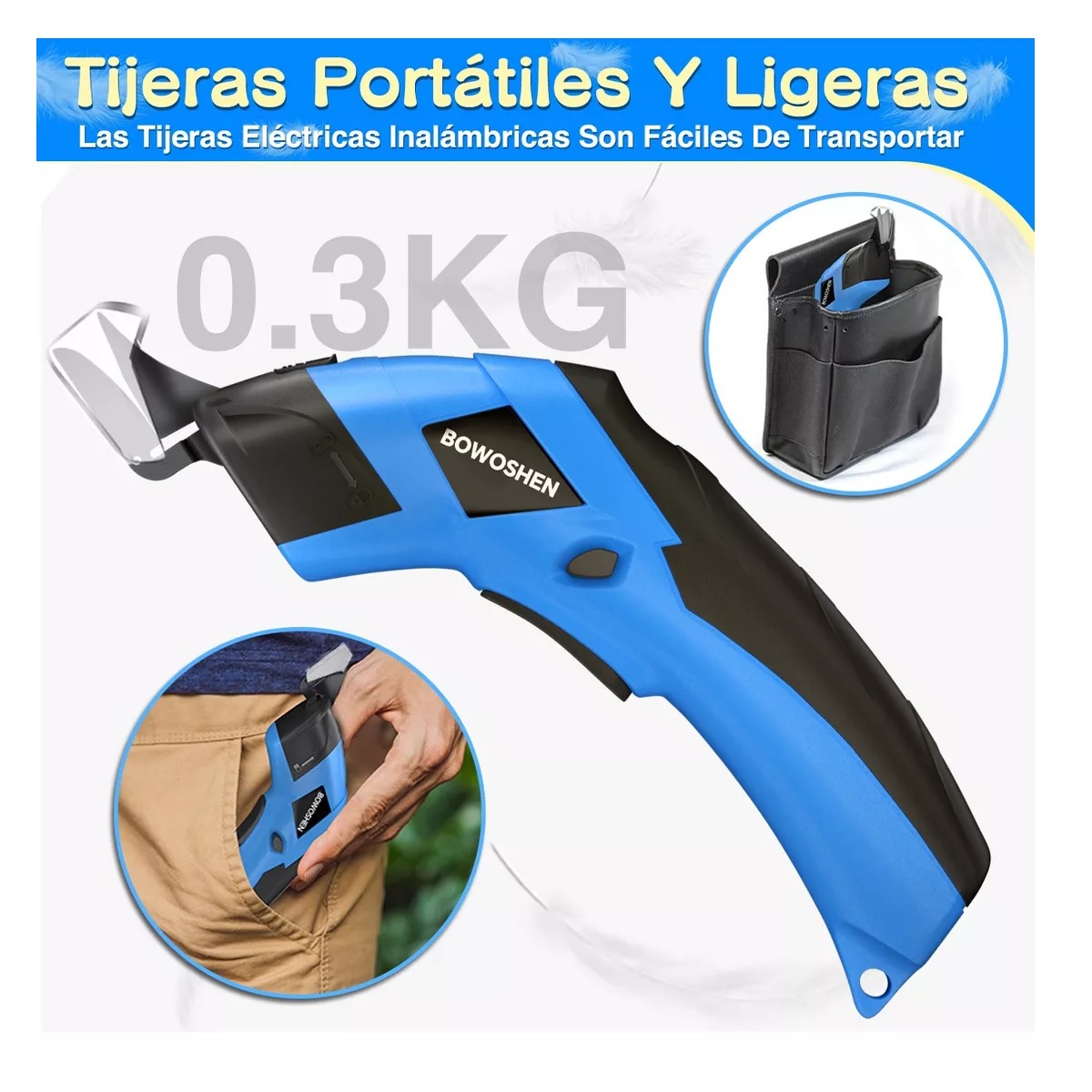 Tijeras Eléctrica Recargable Inalámbrica Para Cortar Cartón