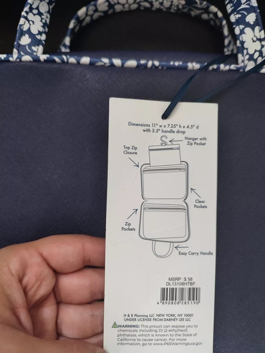 Cosmetiquera Dabney Lee, Bolsa Organizadora De Viaje Amplia.