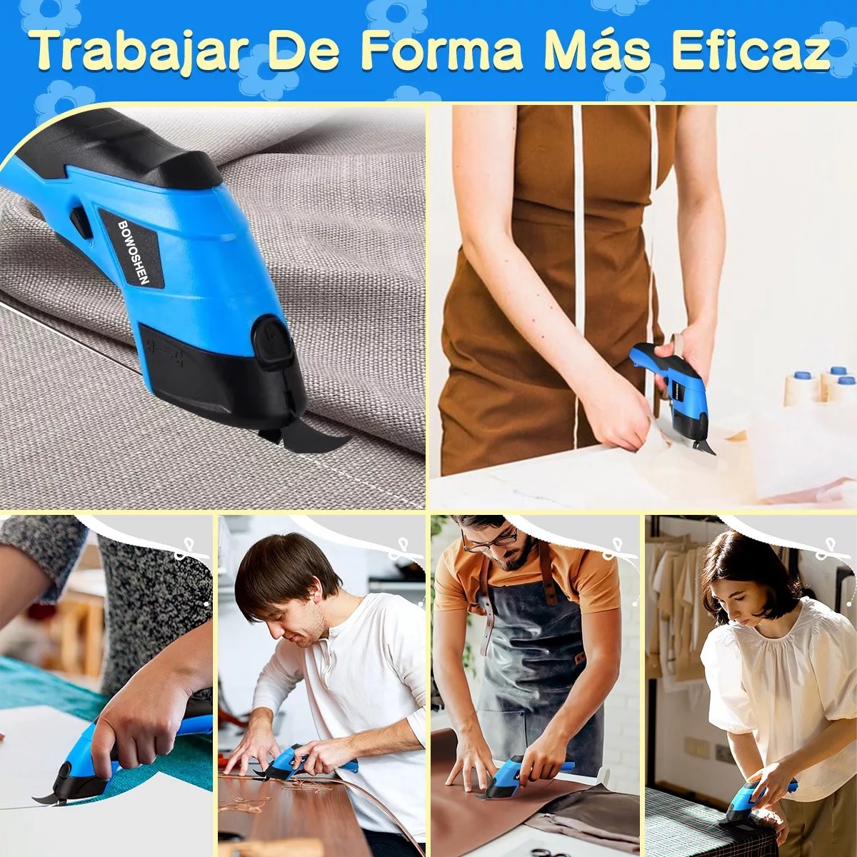 Tijeras Eléctrica Recargable Inalámbrica Para Cortar Cartón