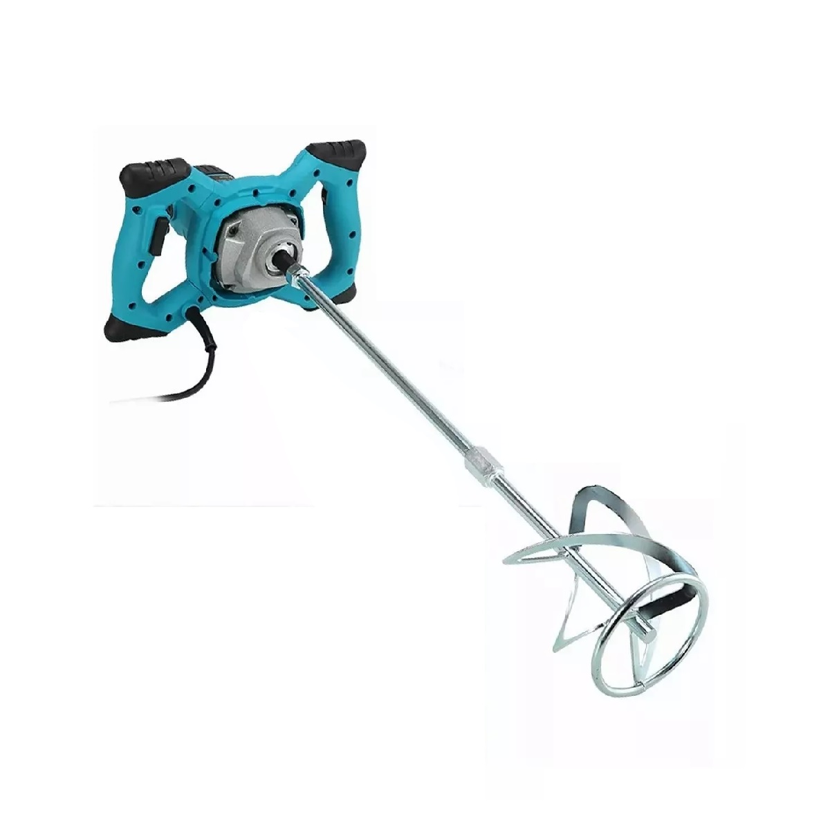 Mezcladora Eléctrica De Cemento Pintura 6 Velocidades 2100w azul