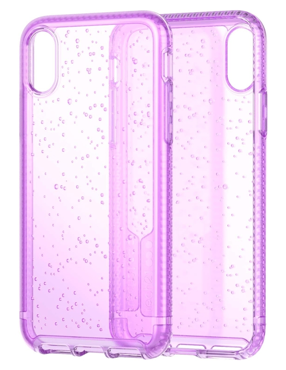 FUNDA TECH21 PURE SODA IPHONE XR VIOLETA.