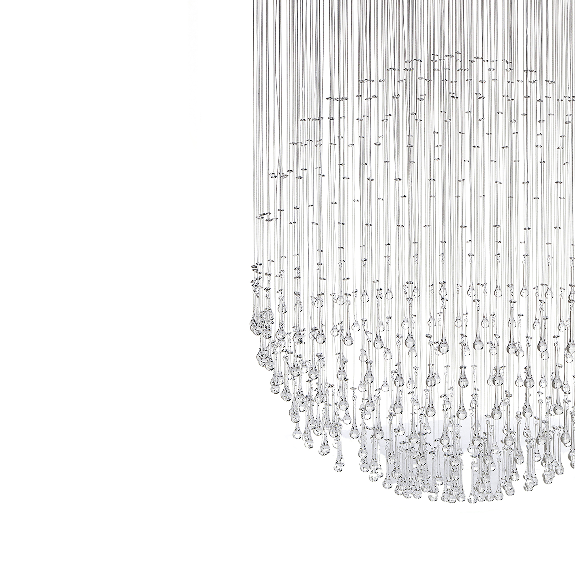 Candil Cristal Cortado Williams Krystal Esfera-gota 13 Luces.