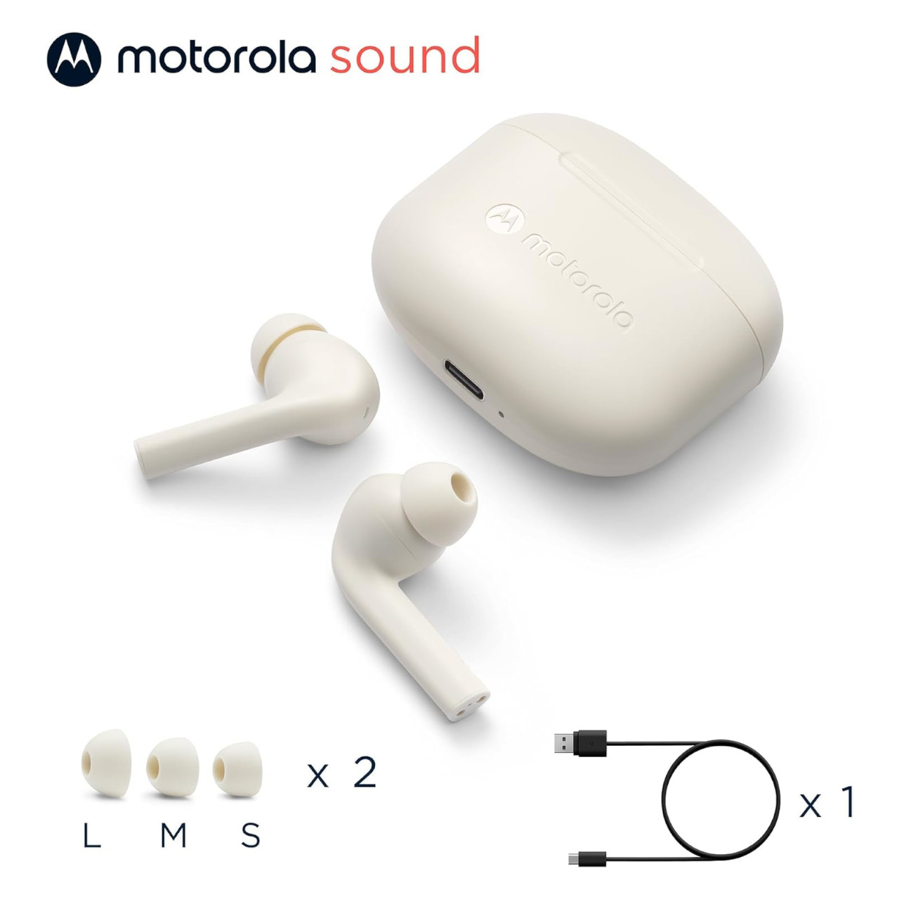 Audífonos Inalámbricos Motorola Moto Buds 065 Bluetooth 17hr.