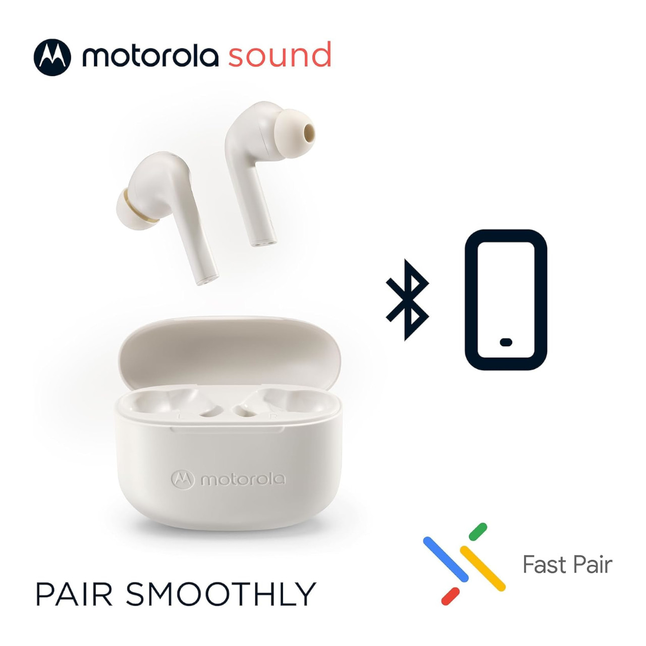 Audífonos Inalámbricos Motorola Moto Buds 065 Bluetooth 17hr.