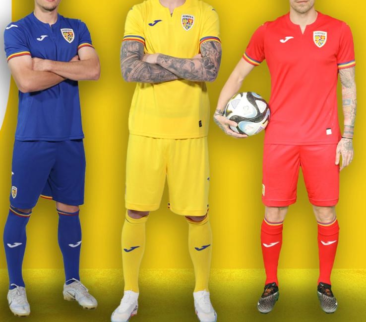 Nuevo! Jersey Rumania Eurocopa 2024/2025 Visita Roja Talla S.