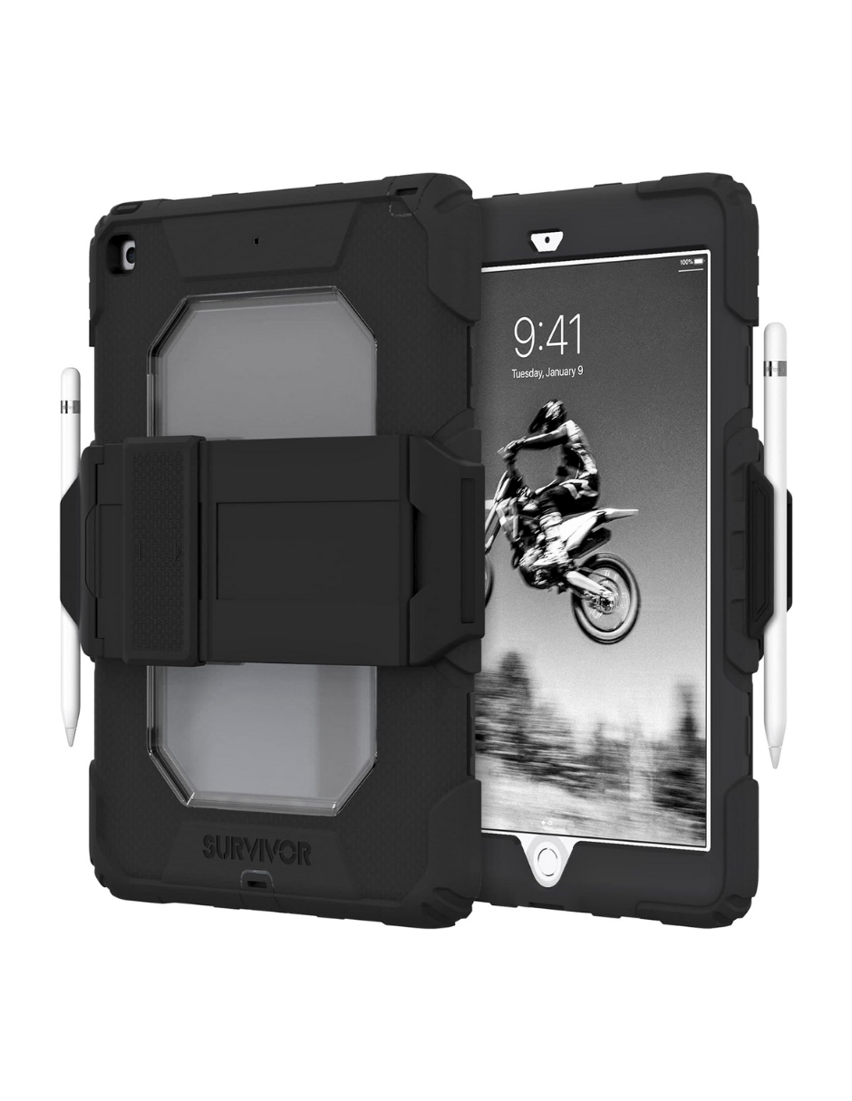 Funda para Ipad 10.2" Survivor All Terrain Negro.