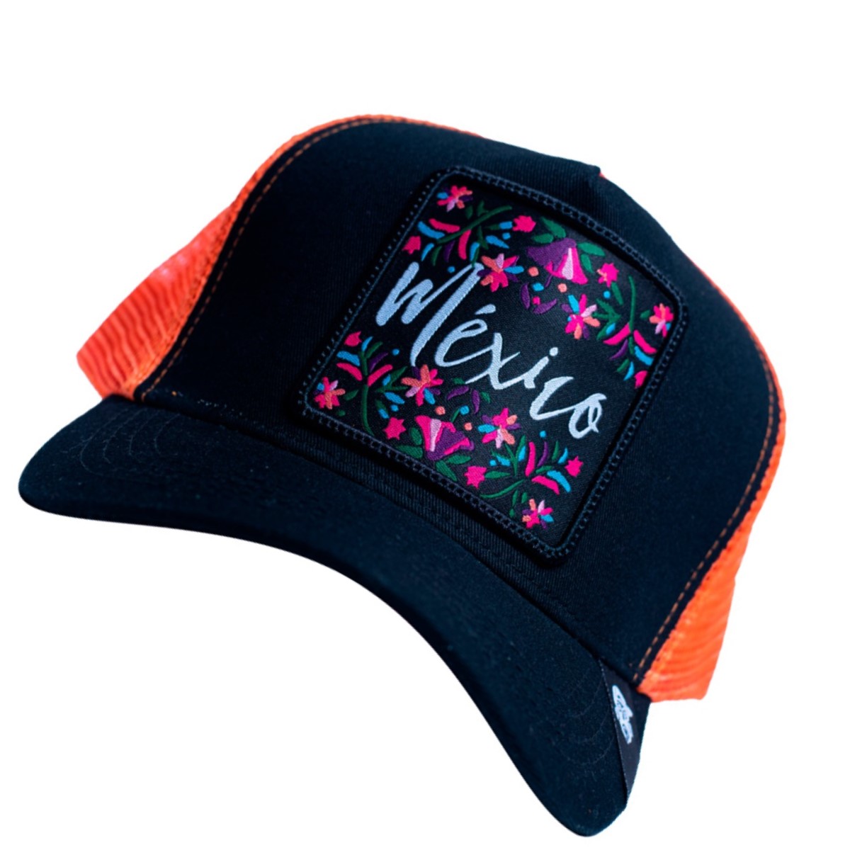 Gorra curva Pook Frase Mèxico Flores 