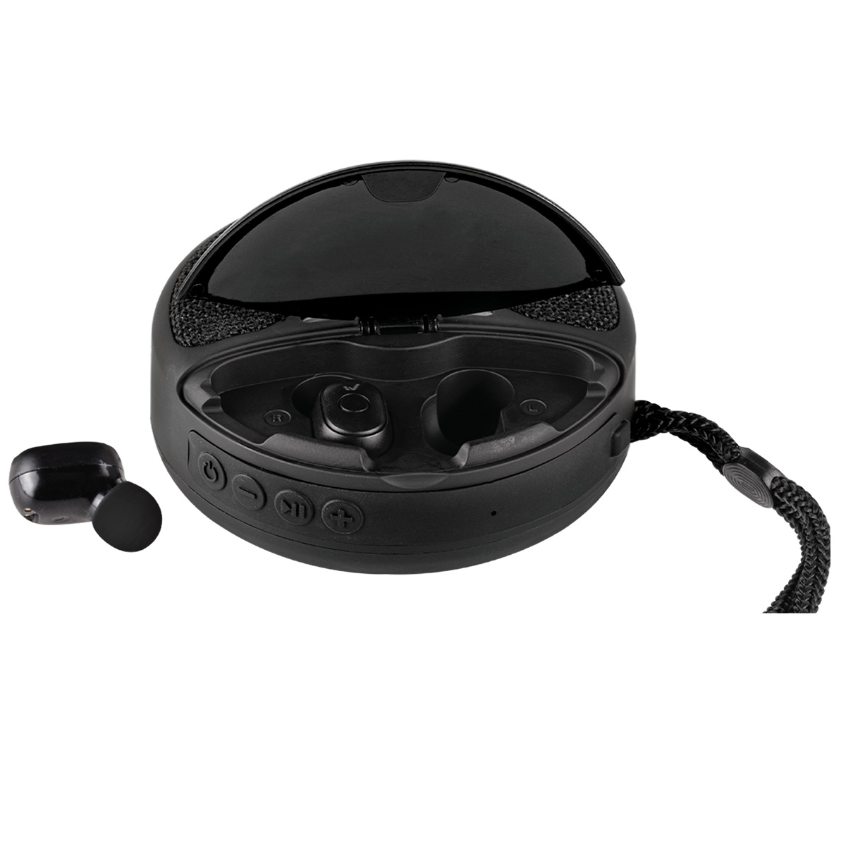 Audífonos True Wireless Con Bocina Bluetooth Mh-9111 Color Negro.
