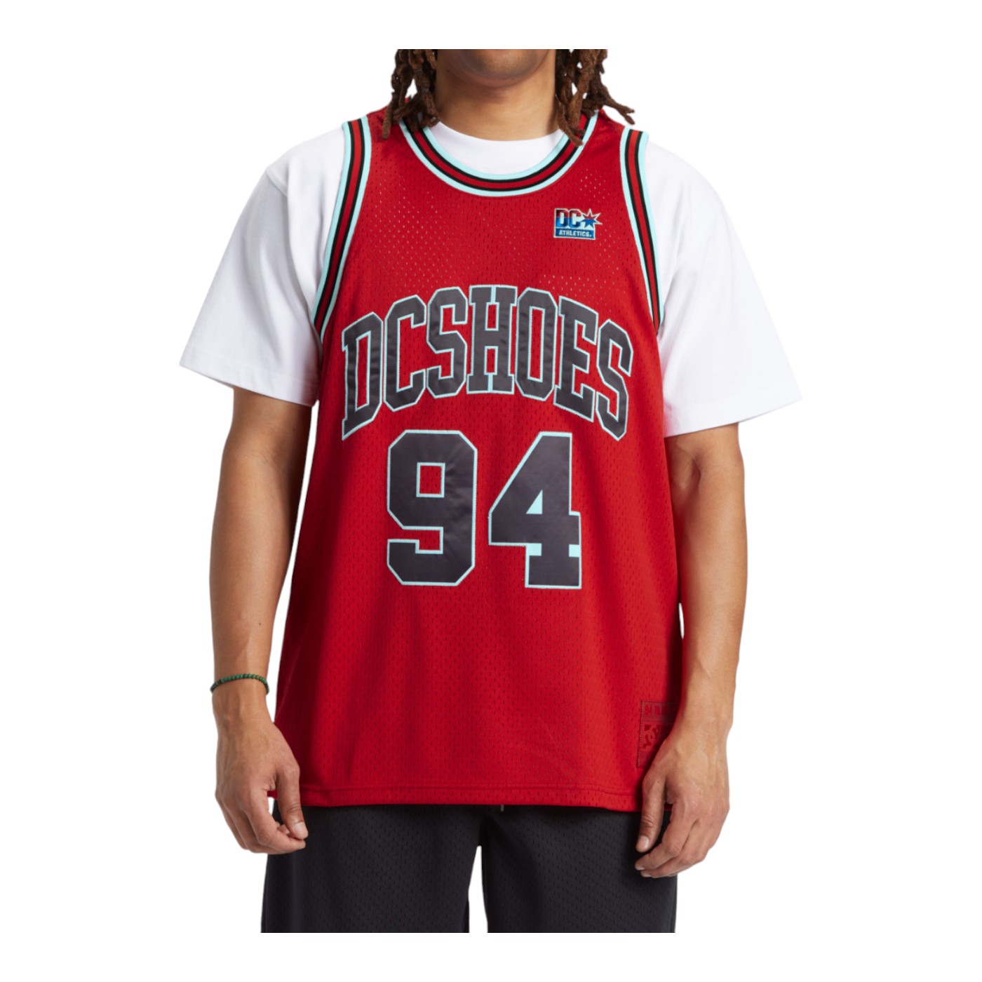 PLAYERA DC SHOES HOMBRE ROJO DC SHOES SHY TOWN JERSEY