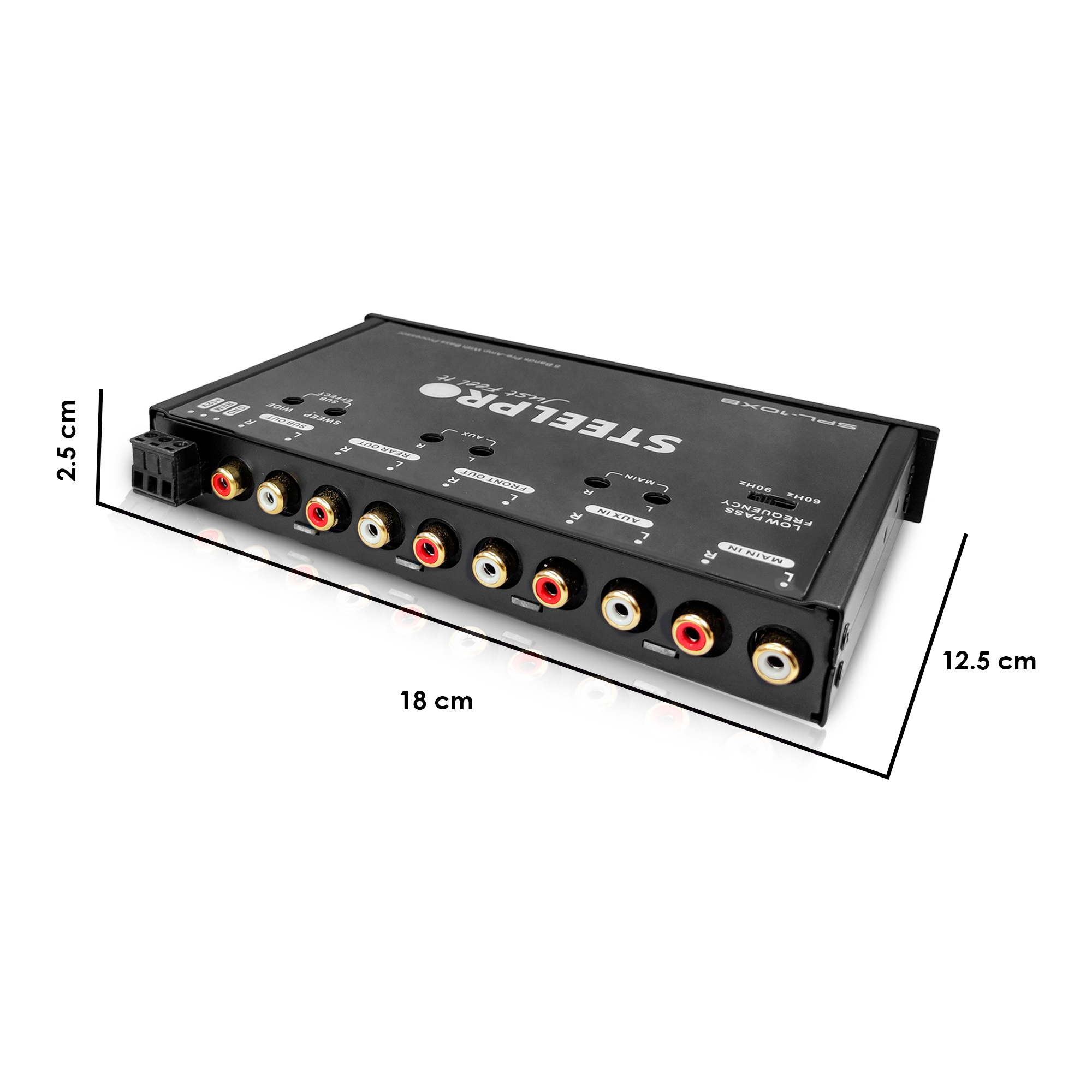 Ecualizador Pre-amp 5 Bandas Efecto Epicentro 9volt Steelpro.