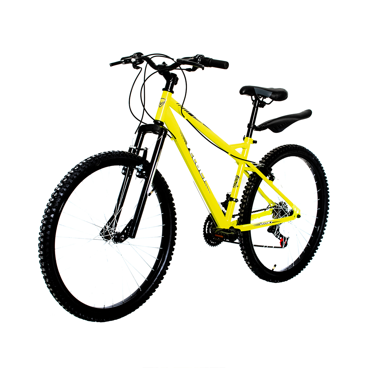 Bicicleta Veloci Naukas M/Ring R26 Amarillo Montaña.