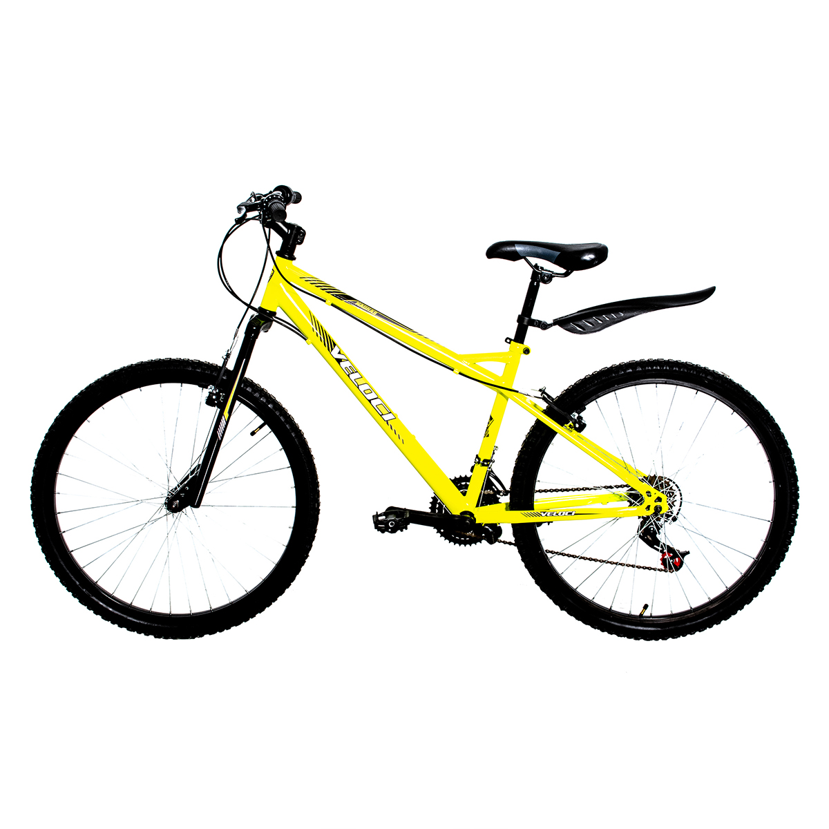 Bicicleta Veloci Naukas M/Ring R26 Amarillo Montaña.