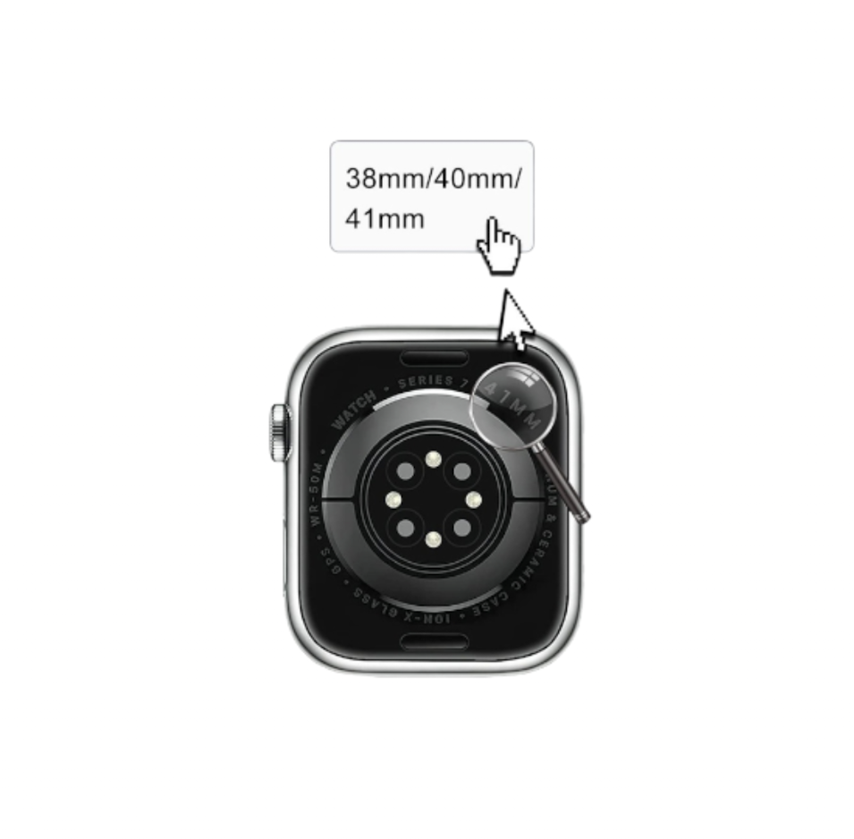 Correa Metálica Compatible con Apple Watch 38mm Color Negro.