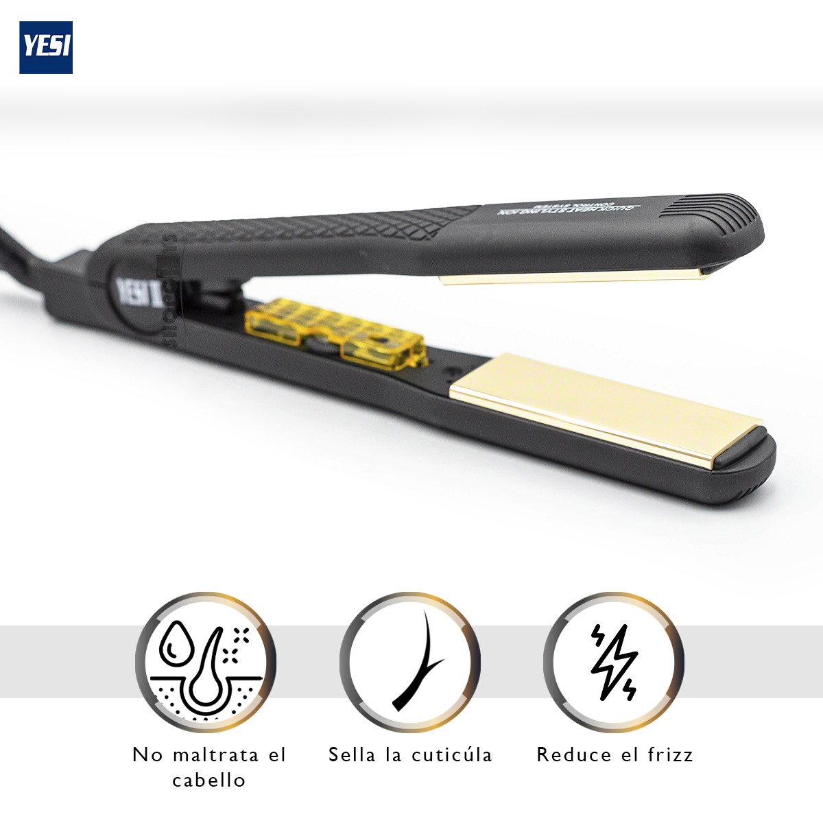 Plancha De Cabello Yesi II Placas De Cerámica Selladora
