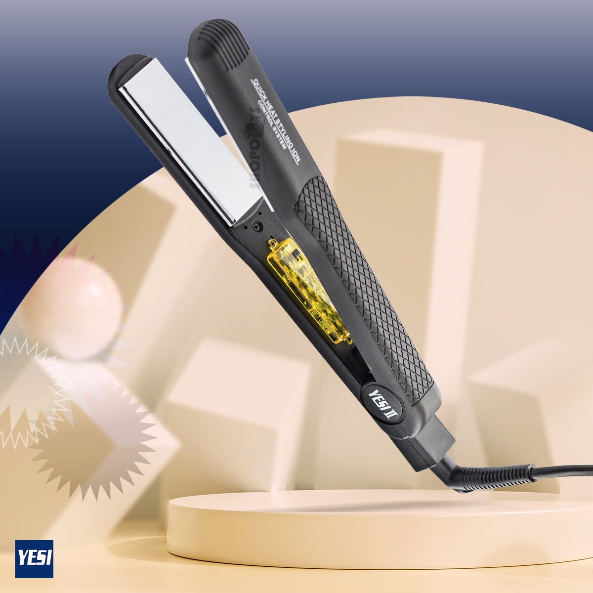 Plancha De Cabello Yesi II Placas De Cerámica Selladora