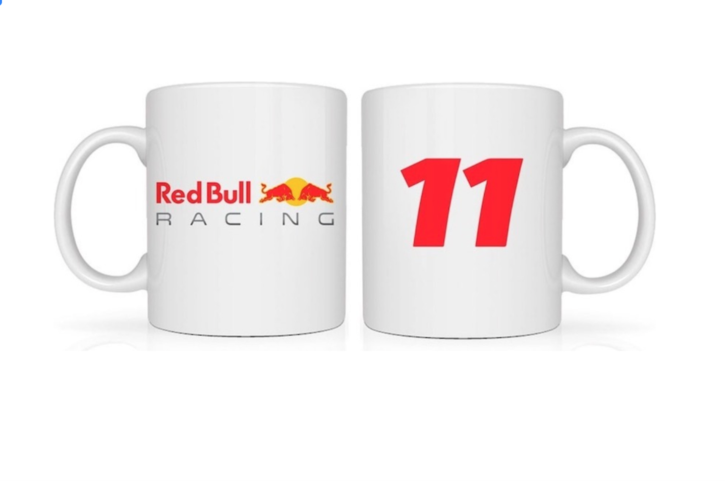 Pack de 2 Tazas Checo Perez / Sergio Perez Red Bull Racing Formula 1 F1 11oz